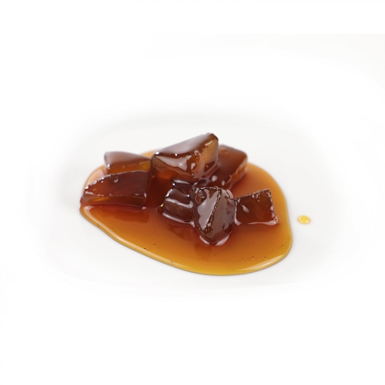 Home-made Manchego honey syrup.