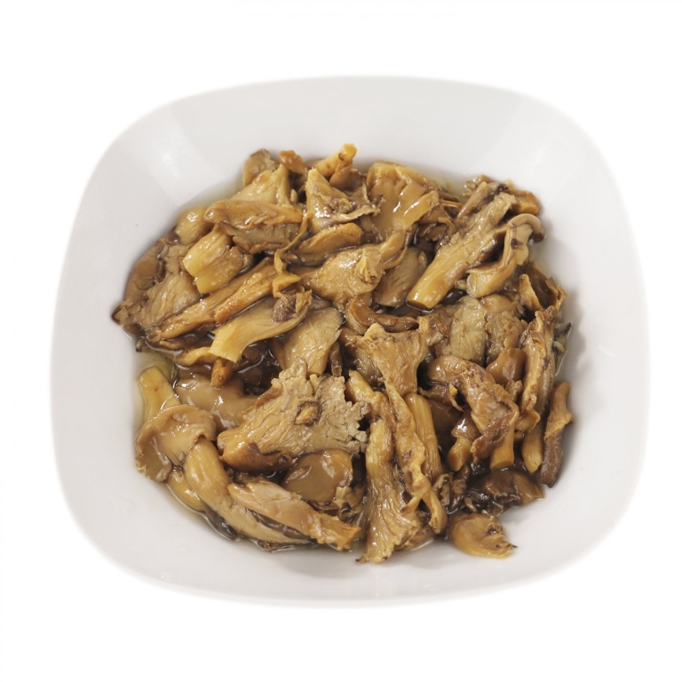 Manchegas mushrooms in partridge sauce.