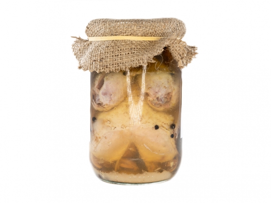 Perdiz Escabechada Casera Cristal Guijarro Calidad Superior con aceite de oliva Virgen extra.