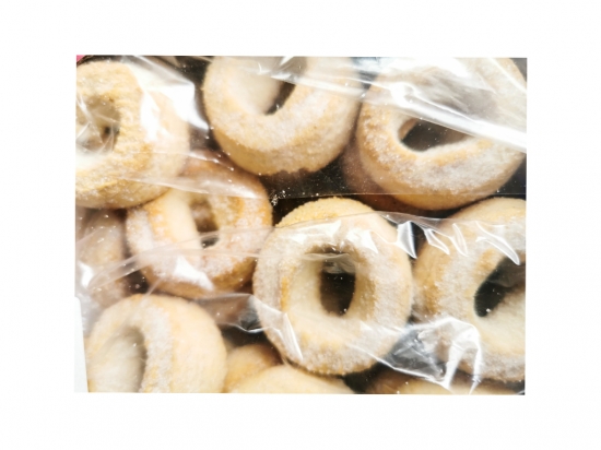 Anise donuts. NET WEIGHT 700 GR.